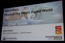 【GDC2012】現実世界のロボット玩具とブラウザゲームという2つの世界を繋いだ「Machatars」 画像