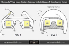 マイクロソフトが小型ディスプレイを搭載したゲーミングヘルメットの特許を登録していた 画像