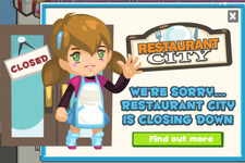 Playfish、ソーシャルゲーム『Restaurant City』のサービスを終了 画像