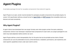 「Agent Plugins 1.0.0」発表、異なるAIエージェント間でもスキルやMCPサーバ設定が共通化へ。Microsoft、OpenAI、AWS、Googleらが支持するが、そこにAnthropicはいない（Publickey）