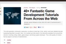 ゲーム開発チュートリアル特選、40種以上をまとめたページを紹介