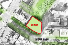 LINE株式会社、国内第二拠点となる福岡社屋建設 ― 低階層には一般市民が利用できる公共施設を設置予定 画像