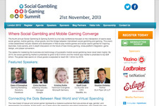 ギャンブルとソーシャルゲームの融合を―11/21にロンドンにて「Social Gambling & Gaming Summit」開催 画像