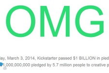 Kickstarter、3月3日に投資約束総額10億ドルを突破―日本は世界8位の投資額 画像