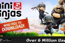 スクエニの海外向けスマホゲーム『Mini Ninjas』、600万ダウンロードを突破 画像
