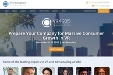 米サンフランシスコにてVR系カンファレンスイベント「VRX 2015」開催・・・11月 画像