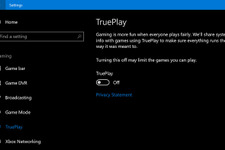 MS製アンチチートシステム「TruePlay」登場…Windows10 Fall Creators Updateに搭載 画像
