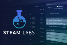 Steamストア検索機能が試験的に強化、無限スクロールや所有ゲーム無視オプションなど…「Steamラボ」も更新 画像