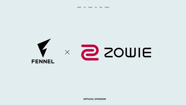 プロeスポーツチーム「FENNEL」がBenQのブランド「ZOWIE」とスポンサー契約　モニターがもたらす競技力向上の価値を発信 画像