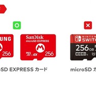 スイッチ2は初代スイッチ用のmicro SDカードに非対応―より高速で全体が