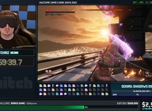 目隠し『SEKIRO』など個性的なRTAが配信されたチャリティーRTAイベント「AGDQ2022」寄付金が4億円近くに 画像