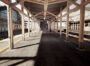 あの動画の影響を受けて…PS5『Dreams Universe』で実写のようなリアルな駅を作成したアーティスト登場！ 画像