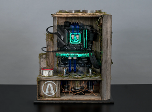 木製でもハイスペック...！Devolver Digital、エコロジーPC作る―環境再生シム『Terra Nil』プロモで誕生 画像