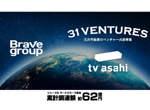 「ぶいすぽっ！」「CR Gaming School」など運営のBrave group、三井不動産・テレビ朝日から資金調達―累計調達額は約62億円に 画像