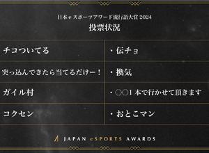 プロからストリーマーまで、多様な担い手が生むeスポーツの新潮流―「日本eスポーツアワード 流行語大賞2024」に見るファンダムの在り方 画像