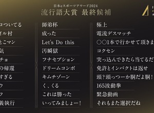 日本eスポーツアワード 流行語大賞2024、最終候補を発表―「師弟杯」「頭っつーか胴だよ胴！」…シーンを賑わせたワードが並ぶ 画像