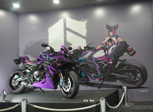 300万いいね超えるバズり中！ スズキ『ストリートファイター6』コラボバイクの実車展示に熱視線…大阪モーターサイクルショー2025 画像