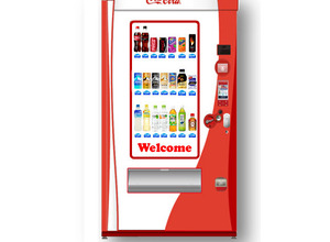 自販機でゲームが遊べる ― コカ・コーラ、羽田空港に新型設置 画像
