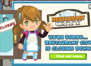 Playfish、ソーシャルゲーム『Restaurant City』のサービスを終了 画像