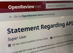 “匿名査読者”の名前が漏洩、AI分野の主要学会で発覚。査読システム「OpenReview」のセキュリティ事故が原因（生成AIクローズアップ） 画像