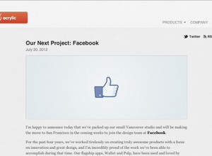 フェイスブック、Mac&iOSアプリ開発のAcrylic Softwareを買収 画像