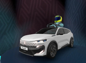 ルノーの新型SUV『フィランテ』、量産車で世界初のXRゲーム搭載…ヴァレオが開発 画像