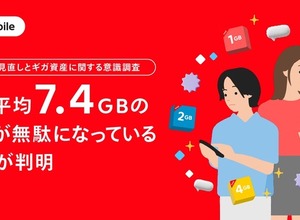 毎月7.4GBのギガを無駄にしている？メルカリ「固定費見直しとギガ資産」調査 画像