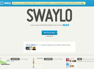 フェイスブック、ソーシャルマーケティングサービス「Swaylo」を買収 画像