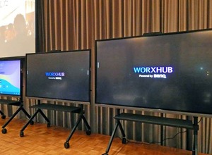 AI搭載の電子黒板で会議をマネジメントする…BenQとMAYAの協業が生んだ新シリーズ「WORXHUB BQ05」がもたらす可能性 画像