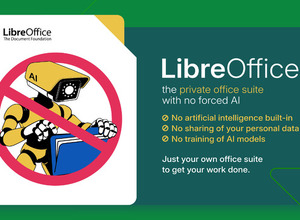 無料オフィスアプリLibreOffice「no AI」で特色打ち出す。文書を無断でクラウドに送らないなど安全性アピール 画像