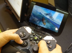 【GDC 2013 Vol.9】NVIDIAのゲーム機「Project SHIELD」を体験 (動画あり) 画像