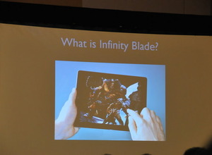 【GDC 2013 Vol.93】剣戟アクション『Infinity Blade』キャラクター作りで重視した事は「ビジュアルランゲージ」 画像