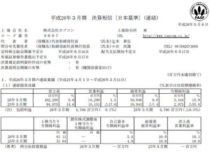 カプコン、平成26年3月期決算を発表 ― 『モンハン』『デッドライジング3』『バイオ』がミリオンセラーを達成 画像