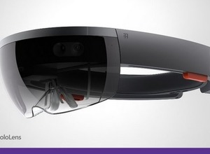 マイクロソフトの新デバイス「HoloLens」発表、ヘッドセット型ホログラムコンピュータ 画像