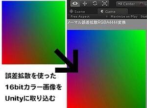 Unityで綺麗な16bitカラーテクスチャを使う方法、Hybridcast対応、コミPo!コンテスト開催中、オフショア開発の要点・・・「OPTPiXを256倍使うための頁」第2回 画像