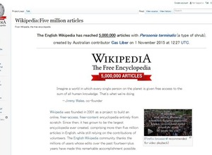 英語版Wikipedia、掲載記事数が500万を突破 ─ 約15年で達成 画像