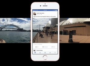 Facebook、360度写真に対応 画像