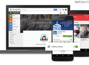 米Google、アプリやコンテンツを6人で共有できる「Google Play Family Library」発表 画像