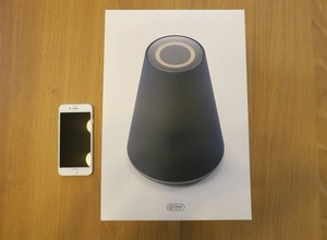 LINEから届いたクラウドAI搭載のスマートスピーカー「WAVE」をさっそく開封…その性能は？ 画像