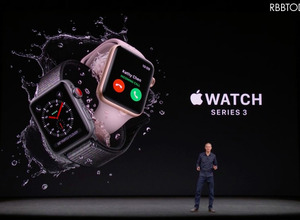 LTE通信も可能な「Apple Watch Series 3」が発表…通話も可能に 画像