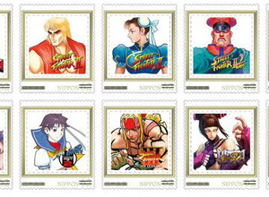 『ストリートファイター』が30周年を記念した切手セットに！春麗フィギュアも付属 画像