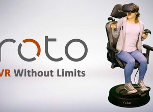 VRゲームと連動する電動回転椅子「Roto VR Chair」が開発者向けに出荷開始…2018年に出荷 画像