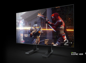 NVIDIA「超大画面PCゲーミングディスプレイ」発表―G-SYNC/SHIELD統合、低遅延も実現 画像