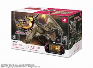 新色PSPと『MHP3rd』がセットになった「新米ハンターズパック」が発売決定 画像