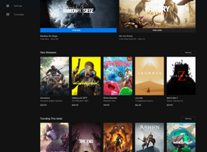 Epic Gamesストア新ストアUIが開発中―新着表示や検索機能なども実装に 画像