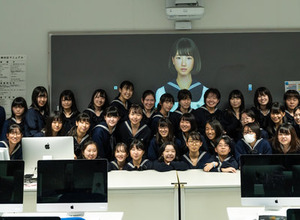 「可愛い」「顔が良い」超精細3DCG女子高生Sayaが会話可能に！鎌倉女学院に1日転校生としてやって来た 画像