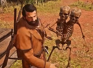 『レッド・デッド・オンライン』で双頭のスケルトンを召喚して他のプレイヤーを攻撃させるハッカー現る 画像