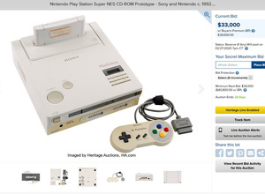 超レアな幻の「任天堂版PlayStation」が海外オークションで入札開始!―CD-ROM搭載スーパーファミコン 画像