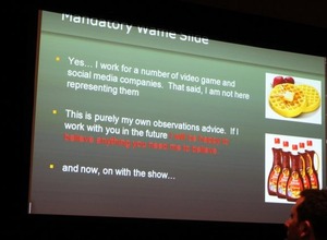 【GDC2011】ソーシャルゲームはパクリばかりか? 模倣に勝つ方法とは? 画像