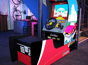 自宅がまるでゲームセンター!家庭用ゲーム筐体『ARCADE1UP OutRun』8月発売決定―セガの名作ドライビングゲーム4作品を収録 画像